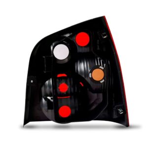 Par Lanterna Traseira Polo 2003 2004 2005 2006 Tricolor - Vermelho