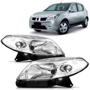 Par Farol Sandero 2008 2009 2010 2011 Cromado