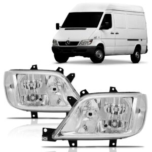 Jogo Farol Sprinter 2003 04 05 06 07 08 09 10 11 C/ Auxiliar