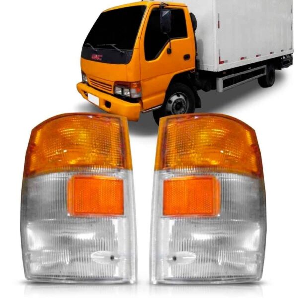 Par Sinaleira Lanterna Dianteira Caminhão Gmc 7110