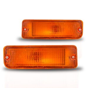 Par Sinaleira Seta Parachoque Hilux 1992 À 2001 Âmbar