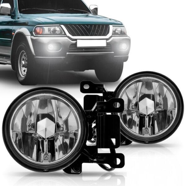 Kit Farol De Neblina Pajero Sport  2000 2001 02 03  2004