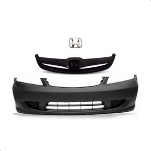 Envolvente Civic 2004 A 2005 + Grade Superior Completa Preto