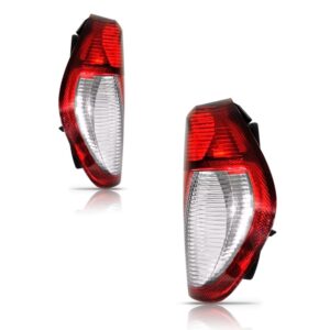 PAR LANTERNA TRASEIRA CLIO 2003 A 2008 SEDAN CRISTAL