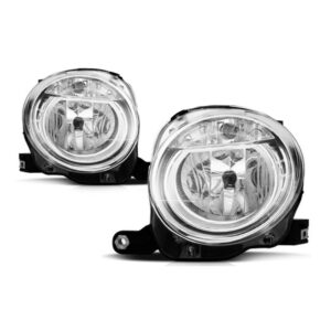 Par Farol Fiat 500 Eletrico Superior 2008 A 2012 Cromado