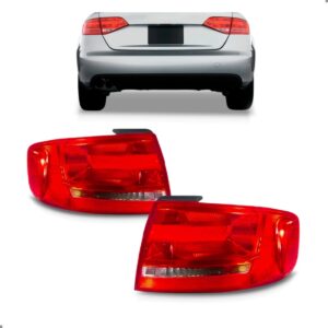 Par Sinaleira Traseira Audi A4 2009 A 2012 Vermelho