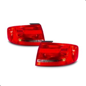 Par Sinaleira Traseira Audi A4 2009 A 2012 Vermelho