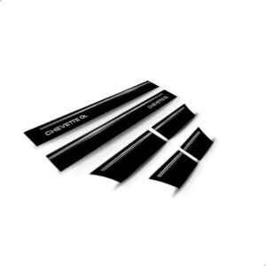 Kit Friso + Polaina Dianteira  Chevette Dl 1987 Até 1993   Preto