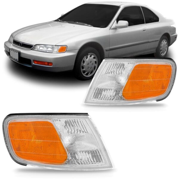 Par Sinaleira Seta Accord 1996 1997 Cristal Com Âmbar