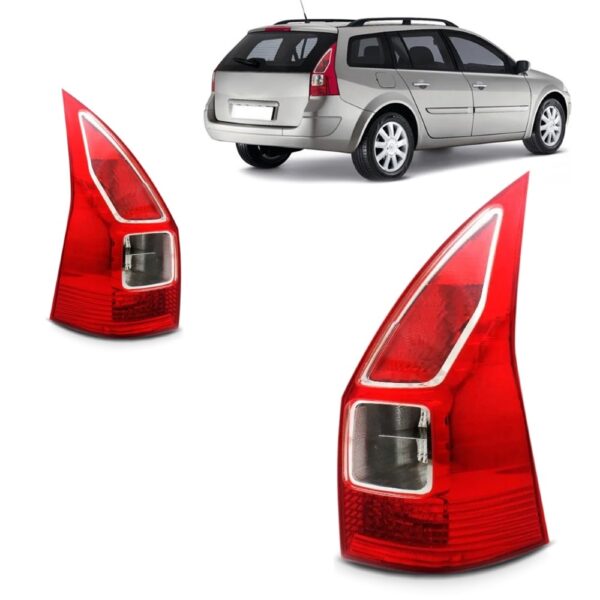 Par Lanterna Megane Gran Tour 2010 2011 2012 2013 Vermelho