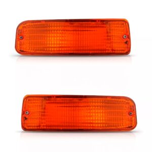 Par Lanterna Dianteira Hilux Sw4 1996 1997 1998. Âmbar