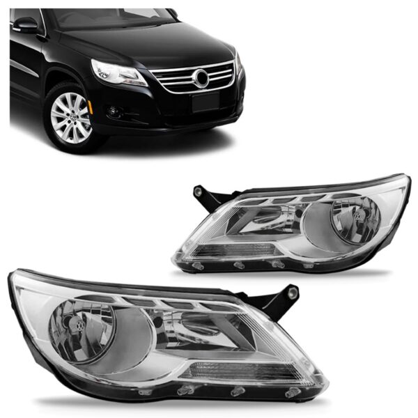 Par Farol Tiguan 2008 2009 2010 2011 Elétrico Cromado Esquerdo