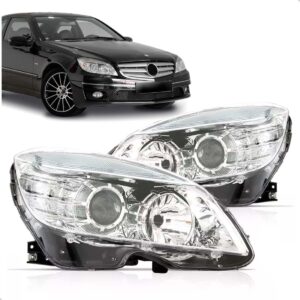 Par Farol Mercedes C180 C200 Clc 2007 08 2009 2010 2011 Direito E Esquerdo