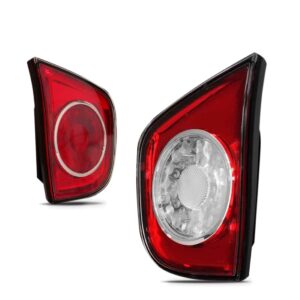 Par Sinaleira Traseira Tampa Golf 07 A 2010 Vermelha Branco Vermelha E Branco