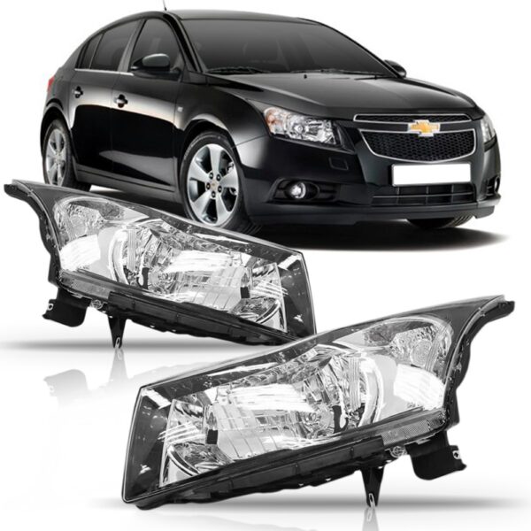 Par Farol Cruze 2011 2012 2013 2014 2015 Elet Mascara Negra