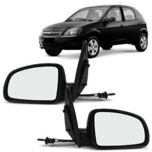 Par Retrovisor Celta Prisma 07 08 09/13 Com Controle Oferta