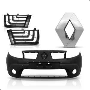 Kit Grade Parachoque Sandero Stepway 2008 2009 A 2011 Preto Fosco