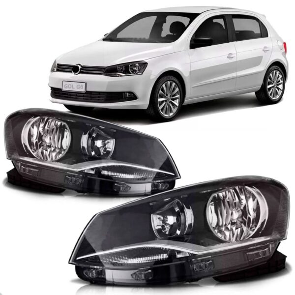 Par Farol Vw Gol G6 2013 2014 2015 2016 Foco Duplo