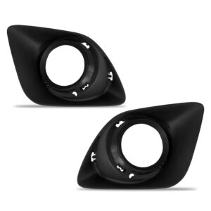 Par Moldura Milha Asx 2011 2012 2013 C/ Furo S/ Aro Cromado Preto