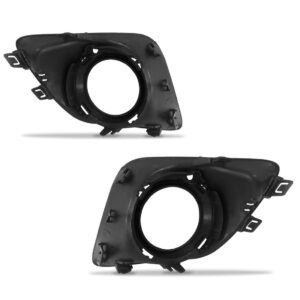 Par Moldura Milha Asx 2011 2012 2013 C/ Furo S/ Aro Cromado Preto