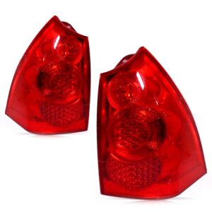 Par Lanterna Traseira Peugeot 307 Sw 2007 08 09 10 11 2012 Vermelho