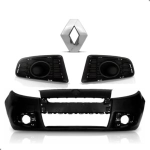 Kit Grade Parachoque Sandero 2011 2012 2013 2014 Preto Fosco