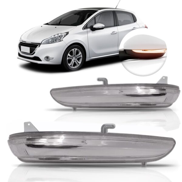 Par Pisca Retrovisor Peugeot 208/2008 C4 Cactus Repetidor
