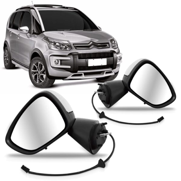 Jogo Retrovisor Air Cross 2011/15 Elétrico C Sensor Térmico