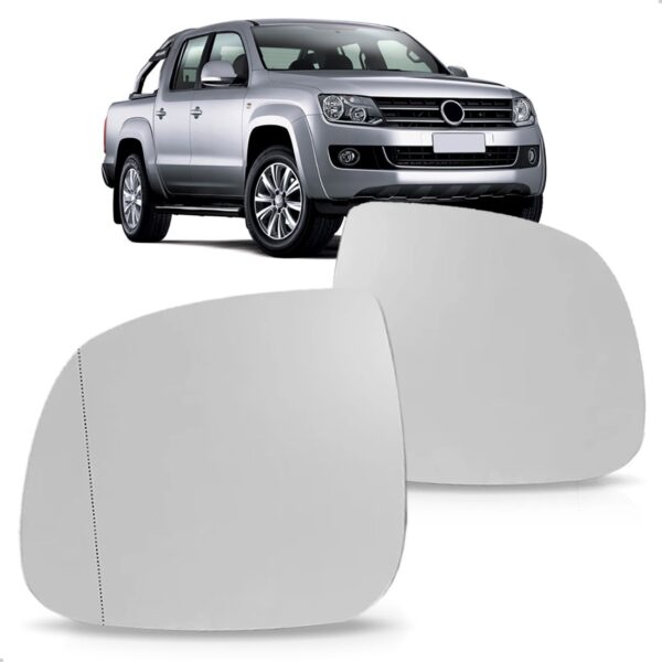 Par Lente Retrovisor Amarok 2010 11 A 2014 Térmico Asférico