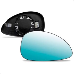 Par Espelho Base Retrovisor C4 2007 08 À 2011 Térmico Azul.