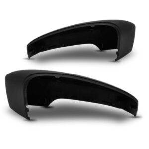 Par Capa Retrovisor Fox 10 11 12 13 14 Texturizado Com Furo Preto