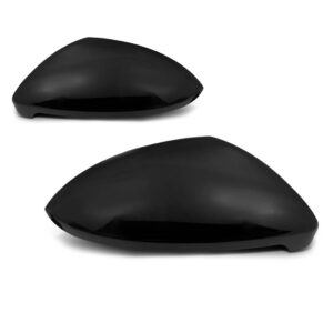 Par Capa Retrovisor Golf 2014 A 2016 Com Furo Pisca Primer