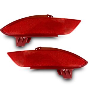 Par Refletor Parachoque Traseiro Hrv 2015 2016 2017 Vermelho