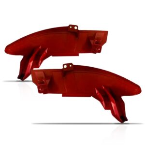Par Refletor Parachoque Traseiro Hrv 2015 2016 2017 Vermelho