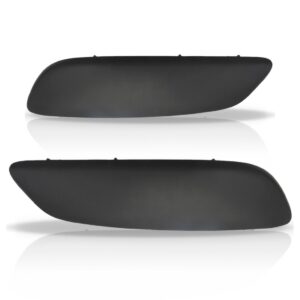 Par Moldura Lateral Parachoque Dainteiro Peugeot 307 07 A 12 Preto