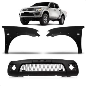 Envolvente Dianteiro L200 Triton 2011 A 2013 Com Paralamas Preto