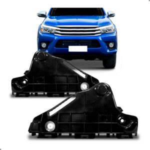 Par Guia Suporte Parachoque Hilux 2016 A 2018 Cab Simples