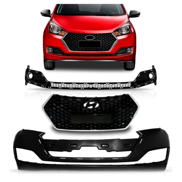 Envolvente Hb20 Colméia 2018 2019 2020 Com Grades Novo Preto