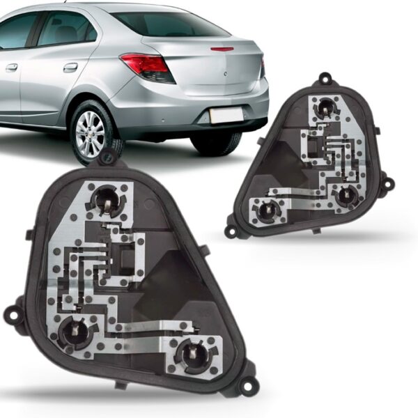 Par Circuito Sinaleira Traseira Prisma 2013 2014 2015 2016