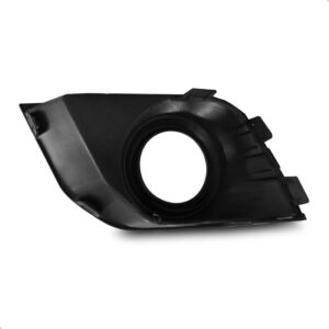 Par Grade  Moldura Milha Mitsubish Asx 2017 A 2018 Com Furo. Preto