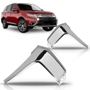 Par Friso Moldura Cromada Parachoque Outlander 2016 17 2018.