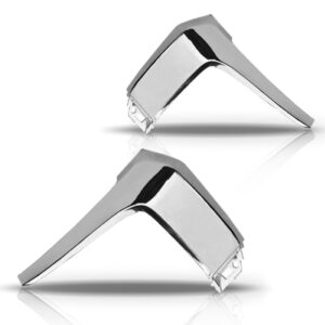 Par Friso Moldura Cromada Parachoque Outlander 2016 17 2018.