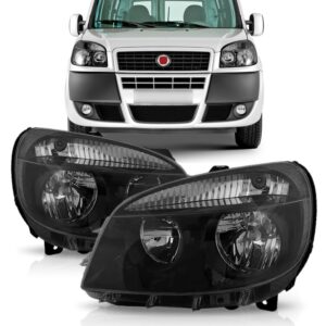 Par Farol Fiat Doblo 2010 11 12 2013 Manual Elétrico Fumê