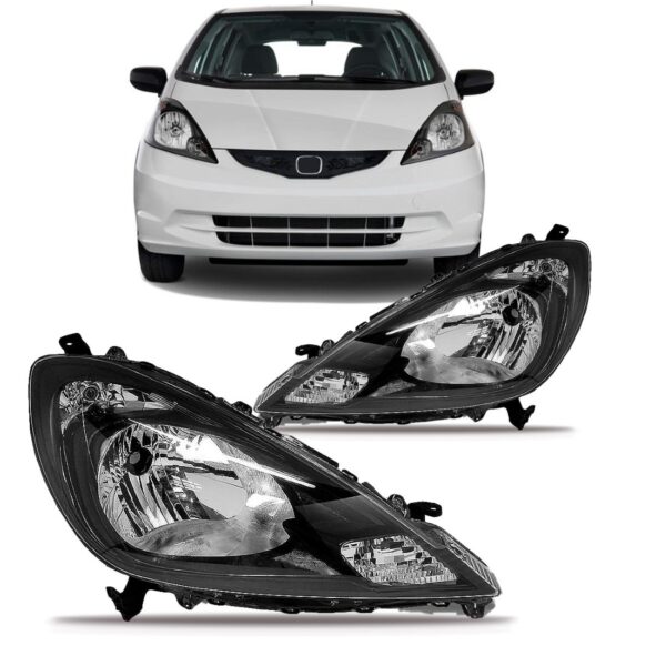 Par Farol Para Honda Fit 2009 2010 2011 2012