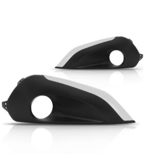 Par Moldura Milha Peugeot 208 2017 2018 C/ Furo Friso Cinza