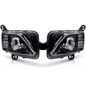 Par Farol Milha Auxiliar Polo Virtus 18 19 20 21 22 Cromado Direito + Esquerdo