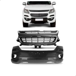 Kit Envolvente Grade Cromada Para S10 Ltz 2017 2018 19 2020
