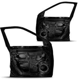 Par Porta Dianteira Para Nissan Kicks 2017 18 19 20 2021 - Dianteira - Ambos Os Lados - Preto