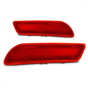 Par Sinaleira Refletor Parachoque Traseiro Onix 2013 A 2016 Preta