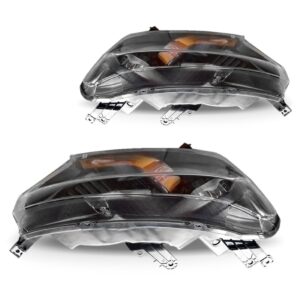 Par Farol Ranger 2016 A 2019 Máscara Negra Com Pisca Âmbar